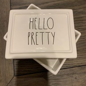 Rae Dunn jewelry box hello pretty